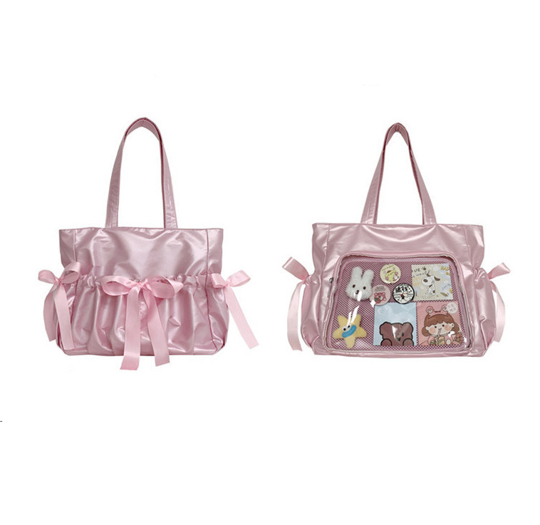 Ballet Core Shoulder Bag - Ita Crossbody Bag, Pin Display Bag, Itabag, Window Bag, Anime Cosplay Purse