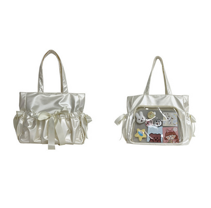 Ballet Core Shoulder Bag - Ita Crossbody Bag, Pin Display Bag, Itabag, Window Bag, Anime Cosplay Purse