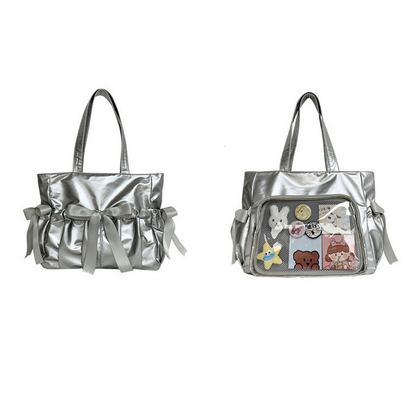 Ballet Core Shoulder Bag - Ita Crossbody Bag, Pin Display Bag, Itabag, Window Bag, Anime Cosplay Purse