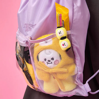 BT21 Clear Pocket String Backpack The Journey