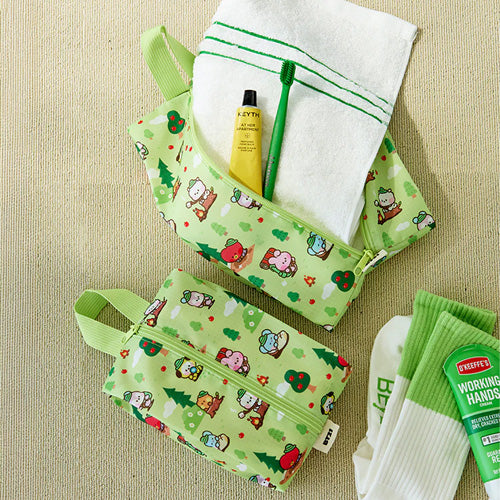 BT21 minini Multi Pouch Set Explorer (Green)