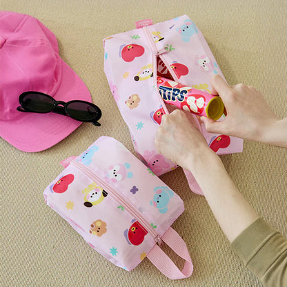 BT21 minini Multi Pouch Set Explorer (Pink)