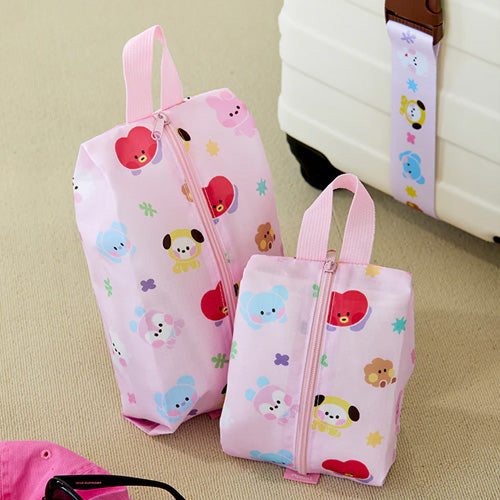 BT21 minini Multi Pouch Set Explorer (Pink)