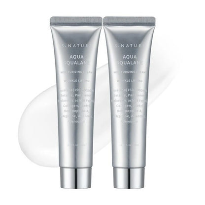 S.NATURE Aqua Squalane Moisturizing Cream 60ml Double Pack