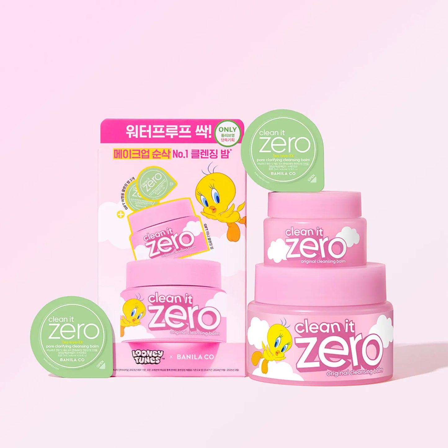 BANILA CO Clean It Zero Original Cleansing Balm 100ml Set (+25ml+Pore Balm 3ml*2ea)