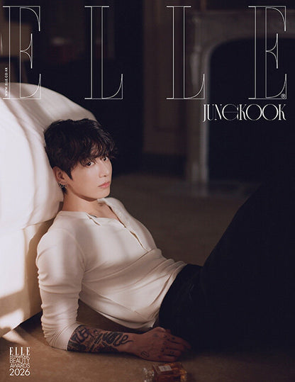 BTS jungkook ELLE KOREA 2026.1 Magazine (9type)