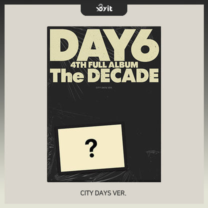 DAY6 4th Full Album The DECADE (SIX ON THE DICE VER., CITY DAYS VER.) SET
