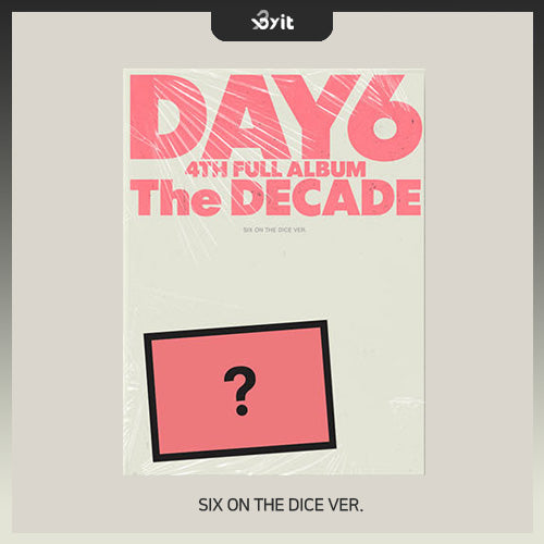 DAY6 4th Full Album The DECADE (SIX ON THE DICE VER., CITY DAYS VER.) SET