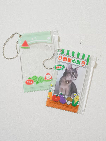 Country Vacation Photo Card Pouch (2 Pack) [DAISO]