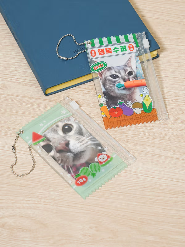 Country Vacation Photo Card Pouch (2 Pack) [DAISO]