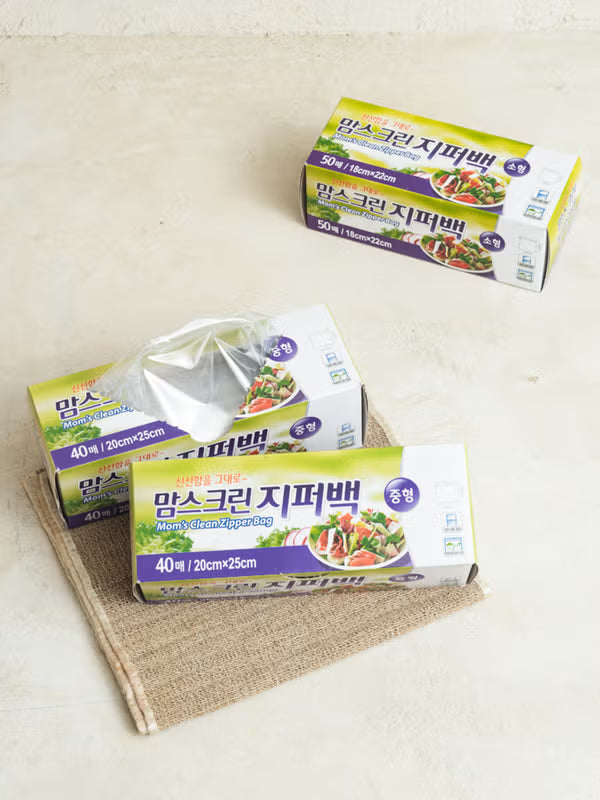 40 Sheets Of Momscreen Zipper Bag [DAISO]