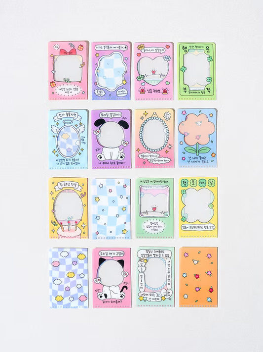Photo Card Mini L Holder (8 sheets) [DAISO]