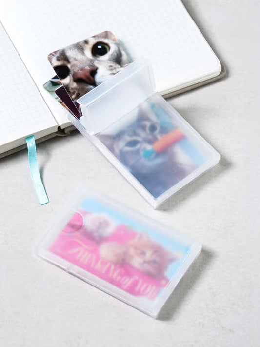 2-pack of Polku Slim Storage Cases [DAISO]