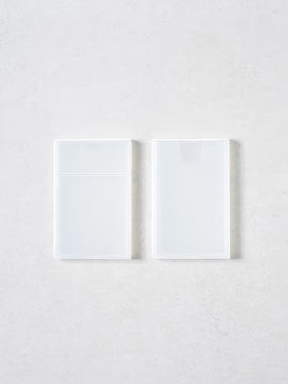 2-pack of Polku Slim Storage Cases [DAISO]