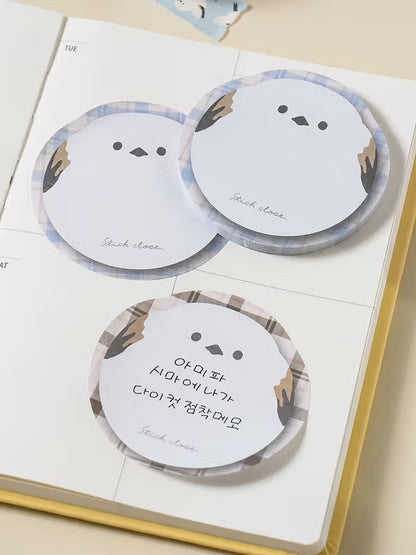 Amifa Shimaenaga Die-Cut Sticky Notes, 50 Sheets [DAISO]