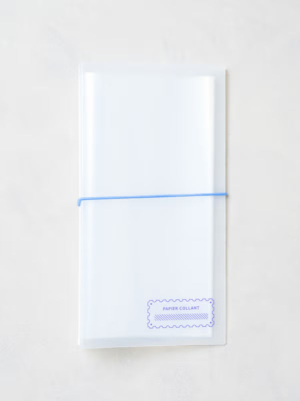 Sticker Storage File 20 Pocket Clear [DAISO]