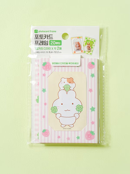 Lucky Photo Card Frame 20 Sheets [DAISO]