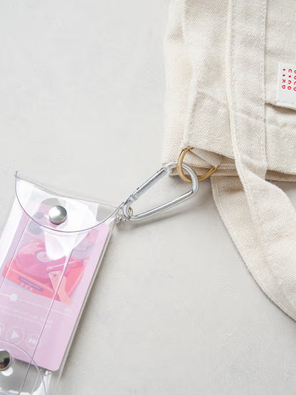 Photocard Carabiner Transparent Case [DAISO]