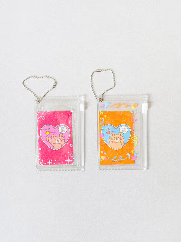 Photocard Zipper Bag Pouch (2 pieces) [DAISO]