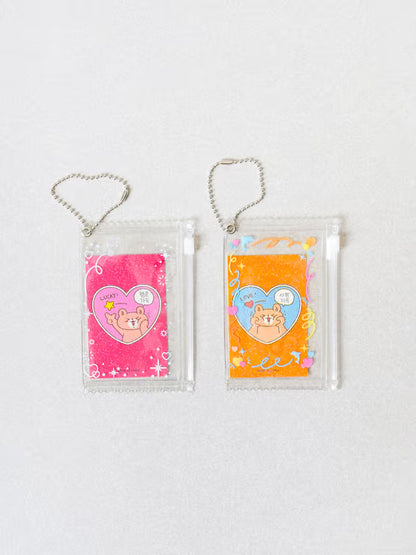 Photocard Zipper Bag Pouch (2 pieces) [DAISO]