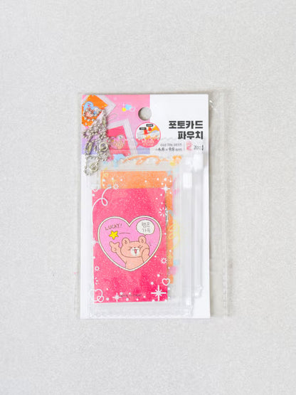 Photocard Zipper Bag Pouch (2 pieces) [DAISO]