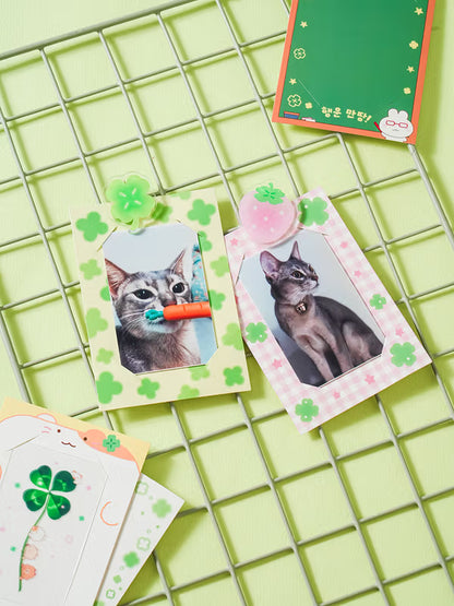 Lucky Photo Card Frame 20 Sheets [DAISO]