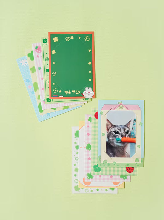 Lucky Photo Card Frame 20 Sheets [DAISO]