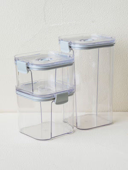 Vacuum Storage Container, 640 ml [DAISO]