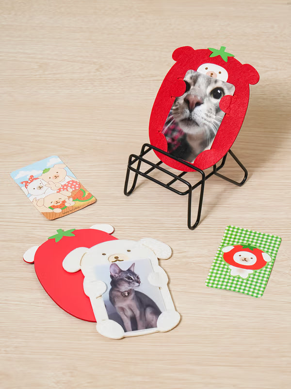 Country Vacation Felt Photo Card Holder (6 sheets) [DAISO]