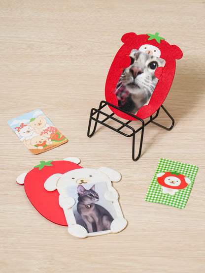 Country Vacation Felt Photo Card Holder (6 sheets) [DAISO]