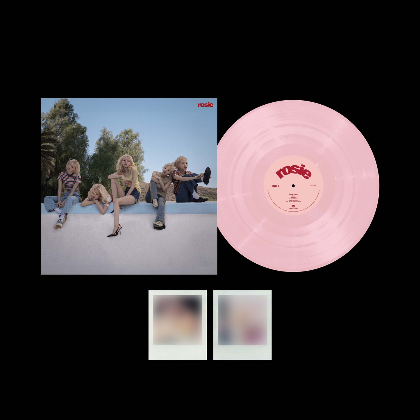 ROSÉ [ROSIE] BLACKPINK - he first studio album by ROSÉ vinyl (band cover)