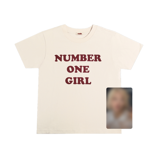 ROSÉ [ROSIE] BLACKPINK - Numver One Girl White T-Shirt