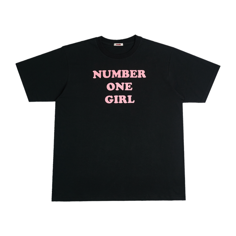 ROSÉ [ROSIE] BLACKPINK - Numver One Girl Black T-Shirt