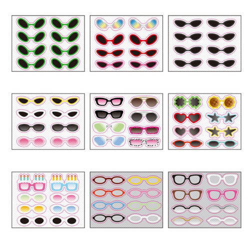 Our Motif Animal Photocard Holder Deco Stickers