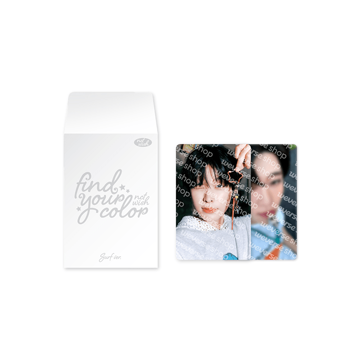 NCT WISH [FIND YOUR COLOR] - Random Trading Card Set (Surf ver.)